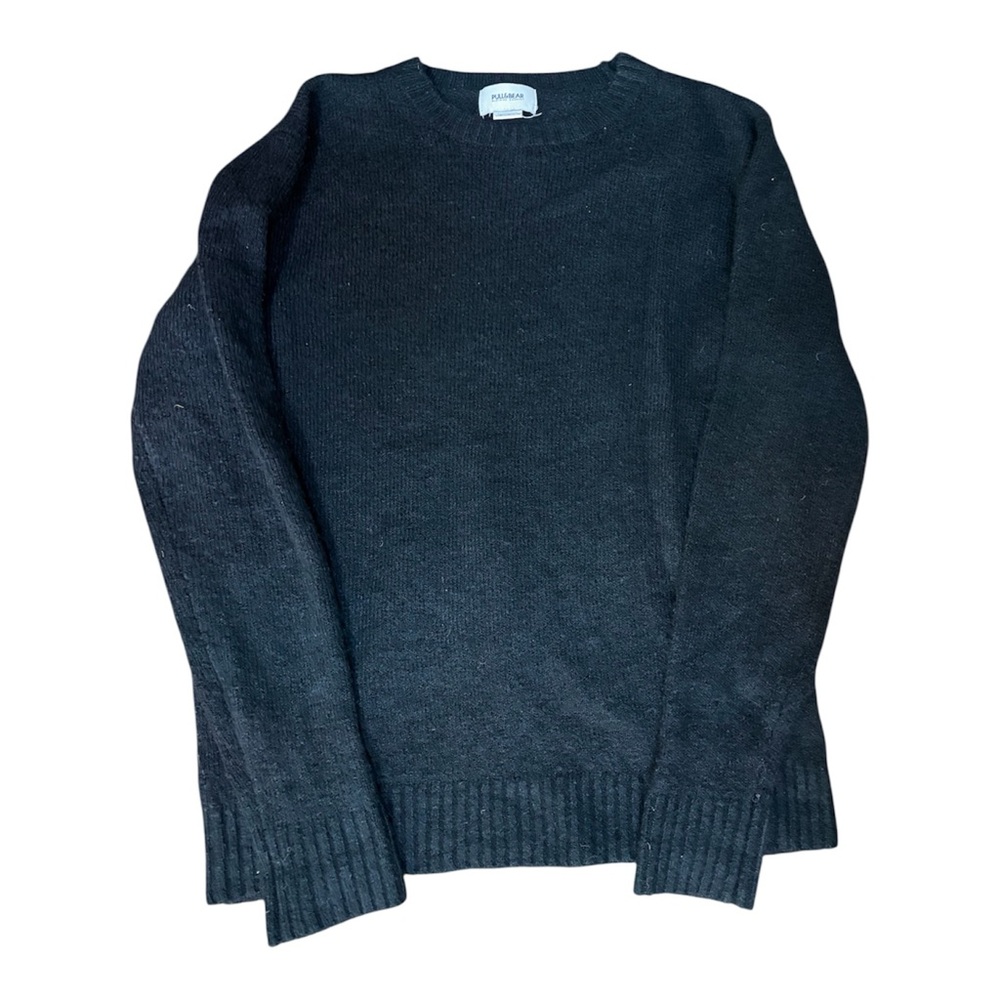 ASOS Pull&Bear crew neck soft knit black sweater